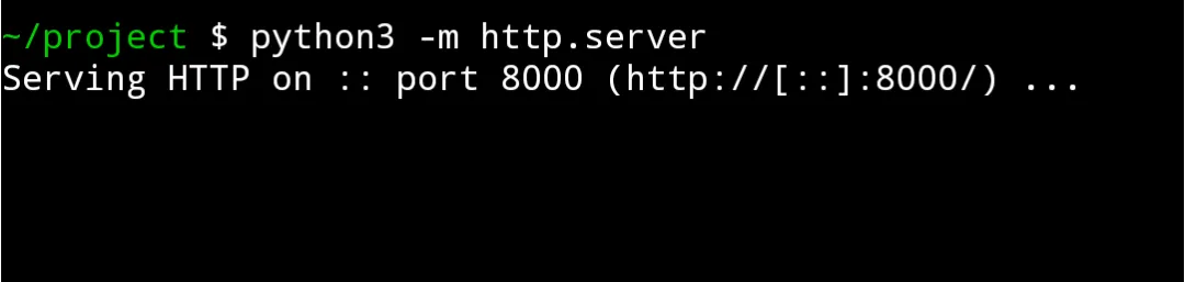 Python server