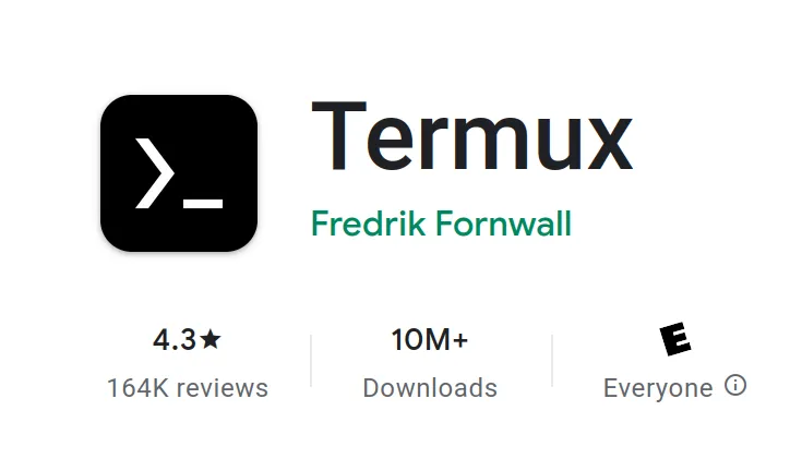 Termux terminal emulator